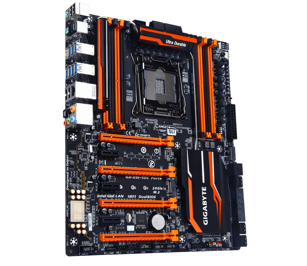 Gigabyte GA-X99-SOC Force - Motherboard Specifications On